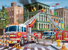 Ravensburger puzzle 100 pc Fire Trucks