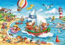Ravensburger Puzzle 2x24 pc Seaside Holiday