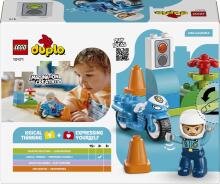  LEGO DUPLO Blue Police Motorcycle