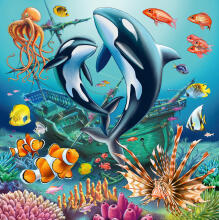 Ravensburger puzzle 3x49 pc Sea Animals