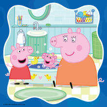 Ravensburger puzle 3x49 gabali: Peppa Cūka ar ģimeni