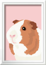 Ravensburger Paint by Numbers Guinea Pig