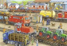 Ravensburger Puzzle 2x24 pc Busy Train Station