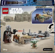 LEGO Star Wars Мандалорец и спидбайк Грогу
