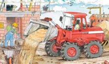Ravensburger Small Frame Puzzle 15 pc My Excavator
