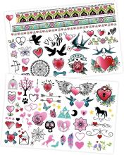 Buki Washable Tattoo 75 pc - Coloured