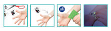Buki Washable Glow-in-the-Dark Tattoo Set 75 pc