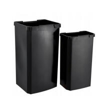 Pedal bin for waste sorting 7+15L Gunnar 39.5x29x43.5cm light silver