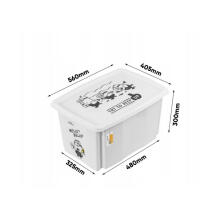 Box with lid 45L Karolina &ldquo;Minions Bello&rdquo; 55.5x40x30cm white