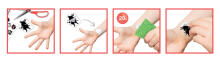 Buki Washable Tattoo Set Manga Style 75 pc