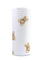Diaper - 30435 - FLANNEL PRINT - EGA - PLUSH TEADDY BEAR - size 70x80 cm