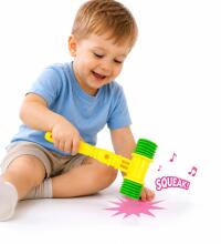 Bebe Basic Big Music Amur Art.294563 Bērnu āmurs ar pīkstuli un svilpe