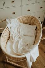 La Bebe™ Eco Natural Linen Swaddle Art.294582 Beige Augstākās kvalitātes  ietināšanas autiņš no dabīga līna ,  (150x100 cm)