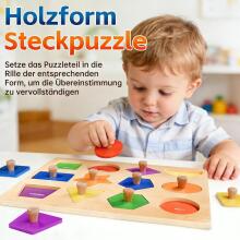 SYHLN Montessori Toy Wooden Art.294586 Montessori Wooden Puzzle Board