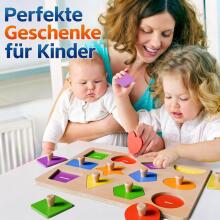 SYHLN Montessori Toy Wooden Art.294586 Montessori Wooden Puzzle Board