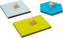 Adena Montessori Wooden Art.294587 Montessori koka puzle-dēlis