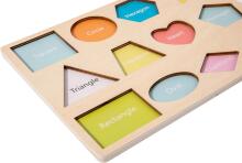 Adena Montessori Wooden Art.294587 Montessori koka puzle-dēlis
