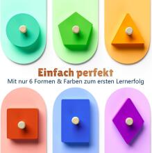 Larger Wooden Puzzle Art.294589 Montessori Wooden Puzzle Board