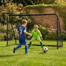 Futbola vārti ar tīklu futbolam 240x160x80 cm MOVEPRO