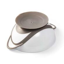 Babyono 1063/02 GREY Bļoda ar karoti