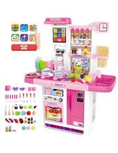 WOOPIE Kitchen MY LITTLE CHEF Touch Panel with Sound Water Circulation Pink