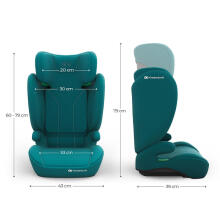 KINDERKRAFT Car Seat I-SPARK 2 PLUS i-Size Green