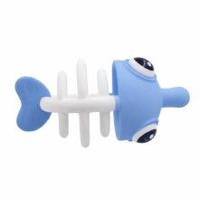 Mombella 02103 Soothing Teether Fish 3in1 Light Blue
