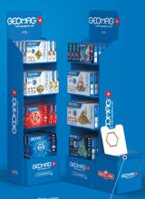Geomag - Small floor display with Crowner