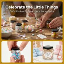 Tebery  Jam Jars Art.294988 jam jar with label, 45 ml. 1 pc.