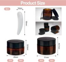 Brown Glass Ointment Jars Сream Art.294989 Glass jars for ointments, 20 ml/30 ml, for cream, 1 pc.