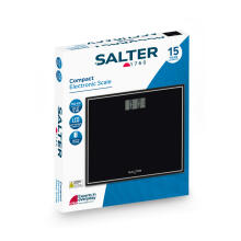 Salter 9207 BHCFEU12  Compact Electronic Bathroom Scale, Black