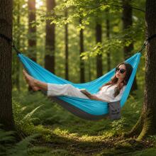Single Garden Hammock 290x140 cm up to 300 kg with Carry Bag MultiGarden