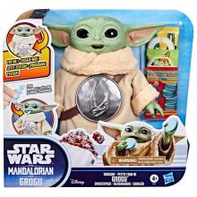 STAR WARS Figure Snacking Grogu with accessory 16,5 cm