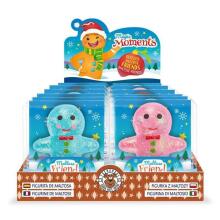 Glitter maltose gingerbread man, 3 assorted