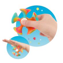 Rainbow Power - 3-in-1 Suction Cup Fidget Spinner