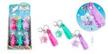 Rainbow Power - Magic unicorn key ring, 3 assorted