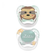 Dr. Brown's PV22014 PreVent Pacifier Butterfly 6-18m Animal Collection Green 2-Pack