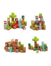 WOOPIE Magnetic Construction Blocks Forest 75 pcs