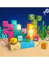Woopie Magnetic Blocks 54 pcs Montessori Ocean Puzzle 3D Game