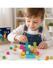 Woopie Magnetic Blocks 54 pcs Montessori Ocean Puzzle 3D Game