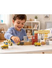 WOOPIE Magnetic Construction Blocks Construction Site 49 pcs