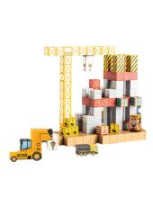 WOOPIE Magnetic Blocks 165pcs Construction Crane Excavator 3D Gift