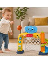 WOOPIE BABY Interactive Sports Center 2in1: Goal and Basket with Elephant