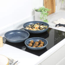 Russell Hobbs RH03293EU7 Nightfall Stone 4-Piece Smart Clip Fry Pan Set