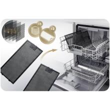 Kitchen under-cabinet telescopic hood 60 cm Berdsen BE-60-LW black-gold