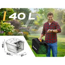 Lightweight Powerful Cordless Lawn Mower 1000W 37cm Humberg HM-610