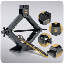 Car jack trapezoidal jack for wheel replacement 2 t Humberg HM-383