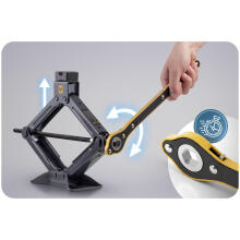Car jack trapezoidal jack for wheel replacement 2 t Humberg HM-383