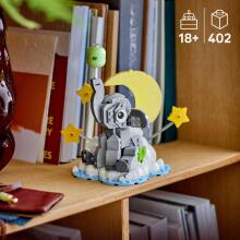 LEGO ikoniskais mazais zilonis debesīs