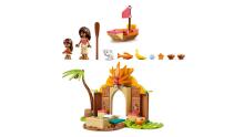LEGO Disney Мауи Деревенский дом и лодка